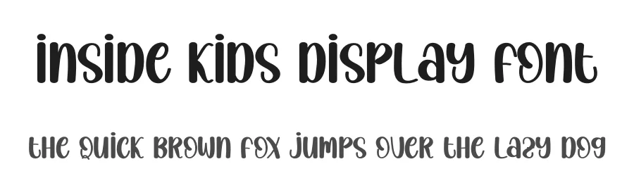 Inside Kids Display Font by andikastudio — Display Font