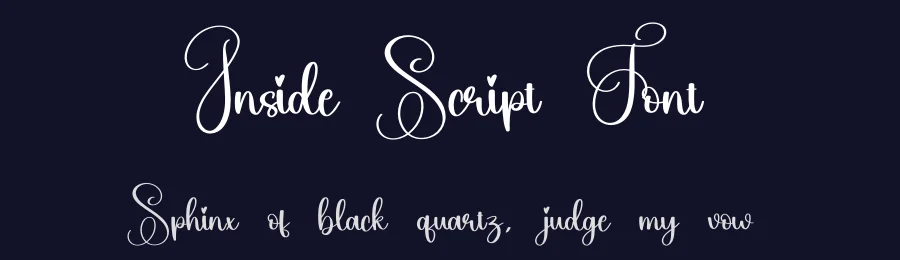 Inside Script Font by creativeletter — Script Handwritten Font — thumbnail 2