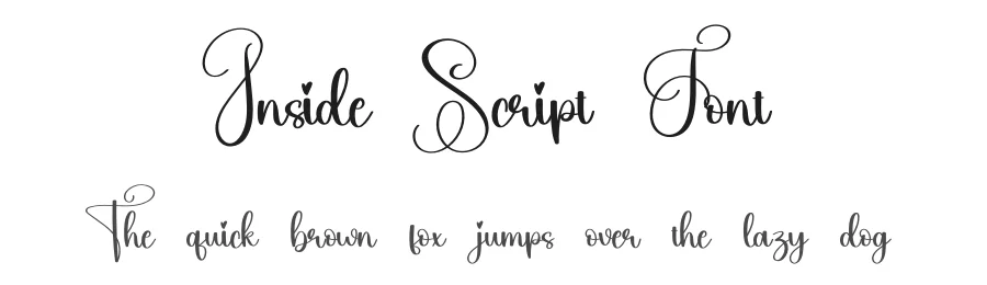 Inside Script Font by creativeletter — Script Handwritten Font