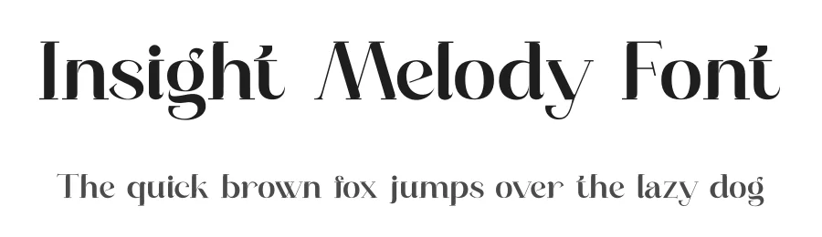Insight Melody Font by saemooncreative — Serif Font