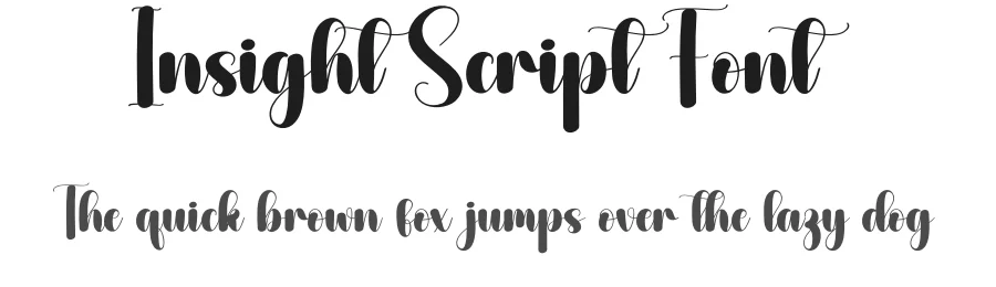 Insight Script Font by creativeletter — Script Handwritten Font