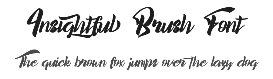 Insightful Brush Font by noahtype — Script Handwritten Font