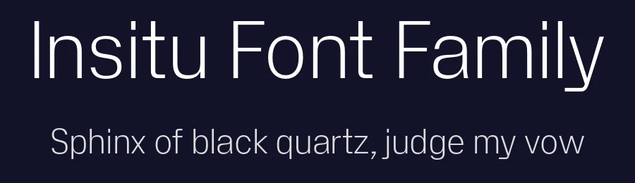 Insitu Font Family by Formagari — Sans Serif Font — thumbnail 2
