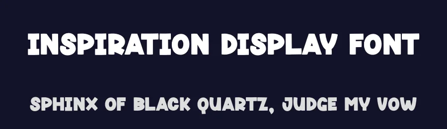 Inspiration Display Font by andikastudio — Display Font — thumbnail 2