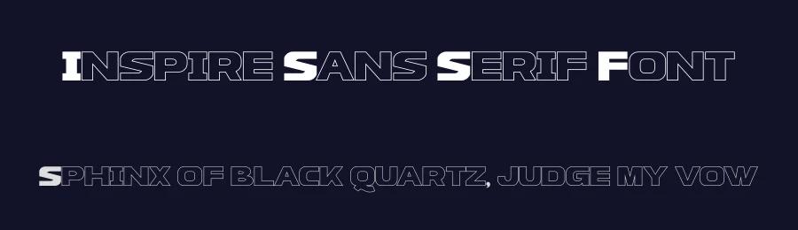 Inspire Sans Serif Font by Funtype — Display Font — thumbnail 2