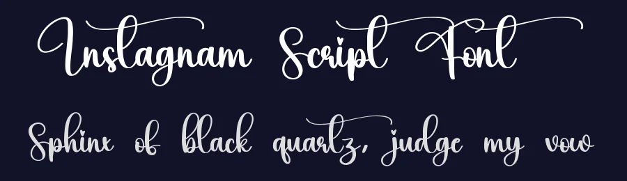 Instagnam Script Font by creativeletter — Script Handwritten Font — thumbnail 2