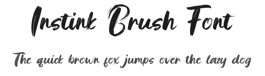 Instink Brush Font by vaiminit — Script Handwritten Font