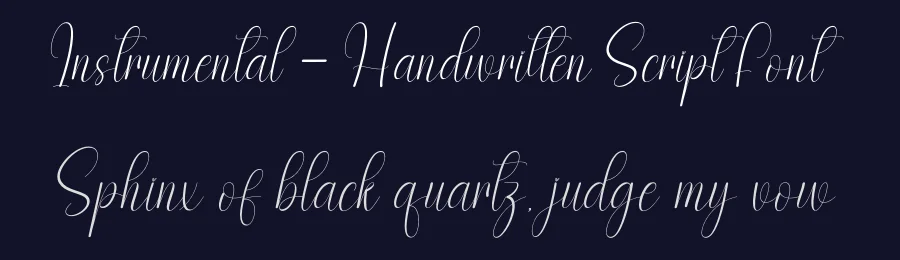 Instrumental – Handwritten Script Font by andikastudio — Script Handwritten Font — thumbnail 2