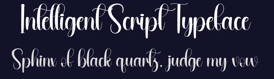 Intelligent Script Typeface by andikastudio — Script Handwritten Font — thumbnail 2