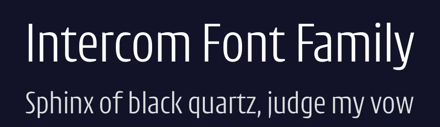 Intercom Font Family by Jérémie Hornus — Sans Serif Font — thumbnail 2