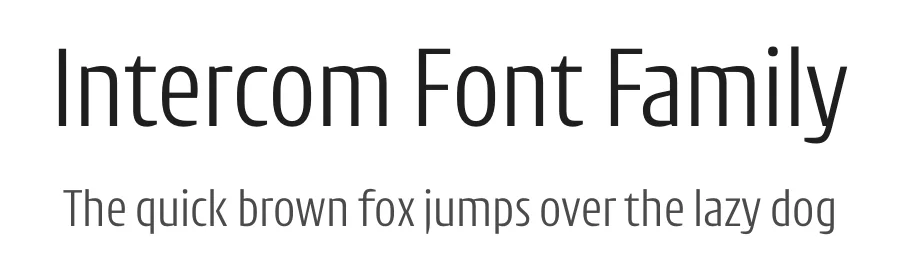 Intercom Font Family by Jérémie Hornus — Sans Serif Font