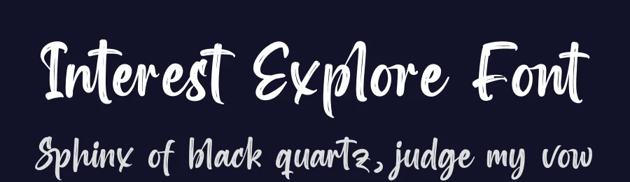 Interest Explore Font by letterenastudios — Script Handwritten Font — thumbnail 2