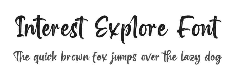 Interest Explore Font by letterenastudios — Script Handwritten Font