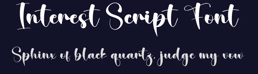 Interest Script Font by creativeletter — Script Handwritten Font — thumbnail 2