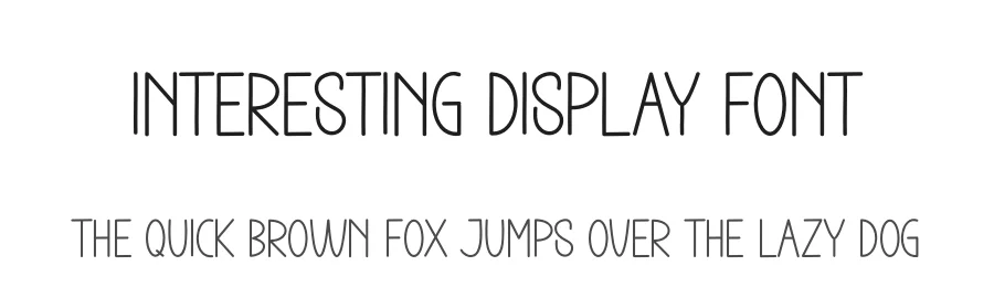 Interesting Display Font by andikastudio — Display Font