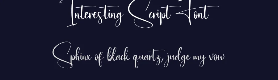 Interesting Script Font by creativeletter — Script Handwritten Font — thumbnail 2