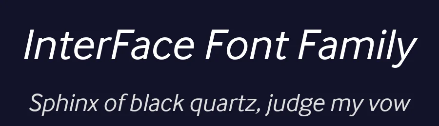InterFace Font Family by daltonmaag — Sans Serif Font — thumbnail 2