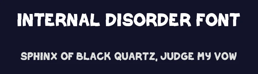 Internal Disorder Font by CconceptLabLLC — Sans Serif Font — thumbnail 2