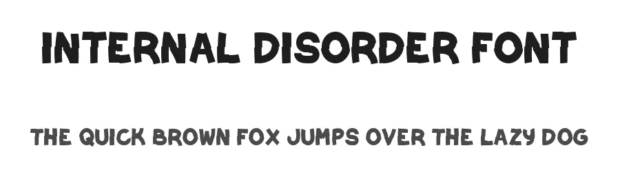 Internal Disorder Font by CconceptLabLLC β Sans Serif Font