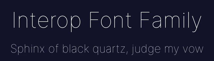 Interop Font Family by PAYW — Sans Serif Font — thumbnail 2