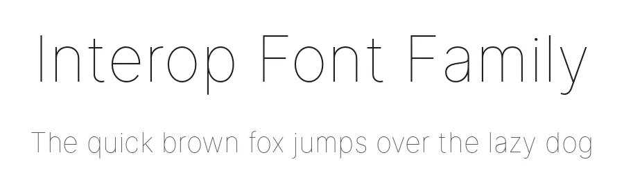 Interop Font Family by PAYW — Sans Serif Font