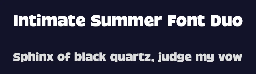 Intimate Summer Font Duo by Get Studio — Sans Serif Font — thumbnail 2