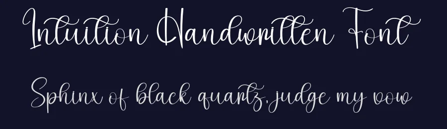 Intuition Handwritten Font by creativeletter — Script Handwritten Font — thumbnail 2