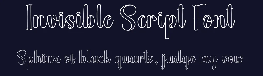 Invisible Script Font by andikastudio — Script Handwritten Font — thumbnail 2