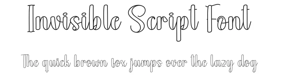 Invisible Script Font by andikastudio — Script Handwritten Font