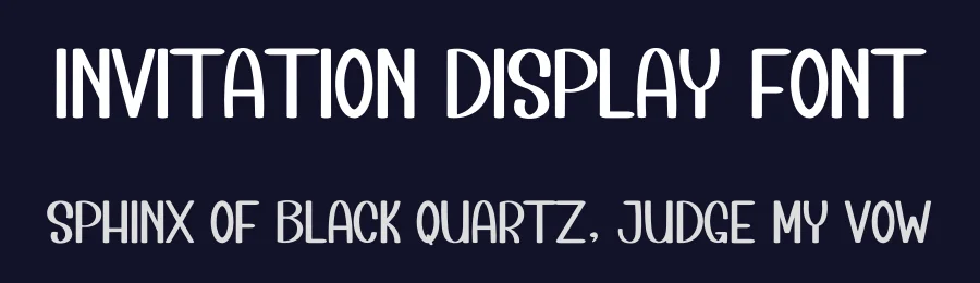 Invitation Display Font by inermediaSTUDIO — Display Font — thumbnail 2