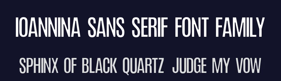 Ioannina Sans Serif Font Family by Shanaya — Sans Serif Font — thumbnail 2