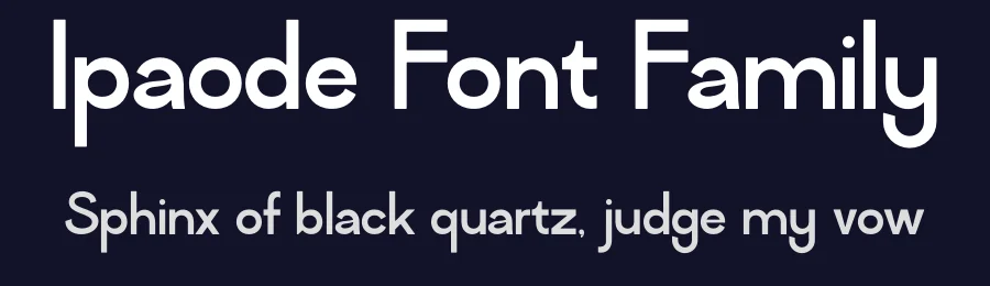 Ipaode Font Family by MaikoHatta — Sans Serif Font — thumbnail 2