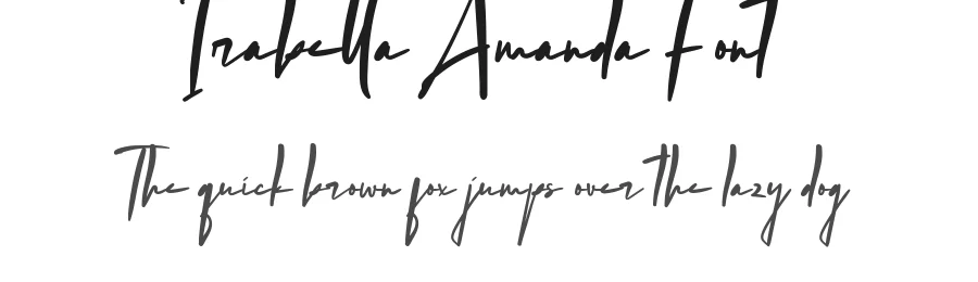 Irabella Amanda Font by VinType — Script Handwritten Font