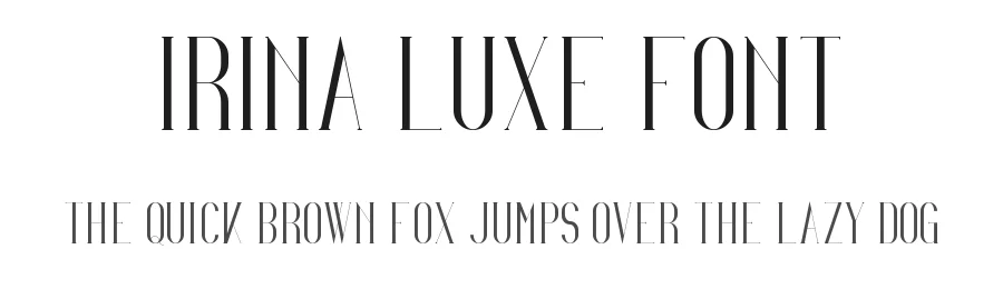 Irina Luxe Font by vp_creative_shop — Serif Font