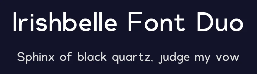 Irishbelle Font Duo by Temp Craft — Sans Serif Font — thumbnail 2