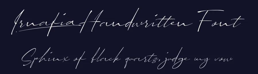 Irnafia Handwritten Font by Ketapel — Script Handwritten Font — thumbnail 2