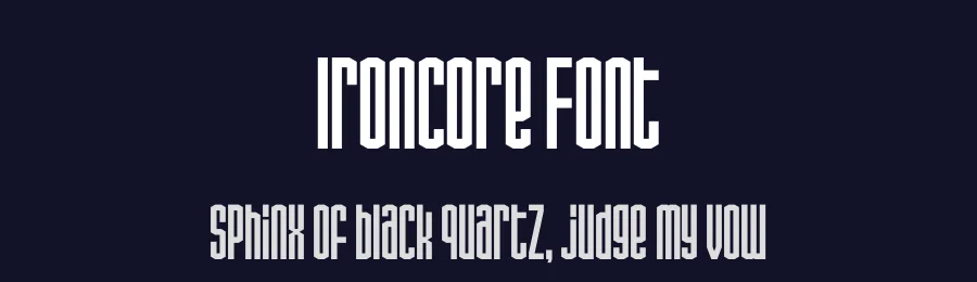 Ironcore Font by PutraCetol Studio — Display Font — thumbnail 2