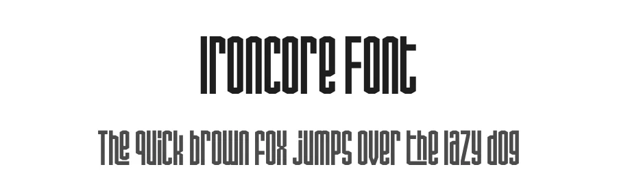Ironcore Font by PutraCetol Studio — Display Font