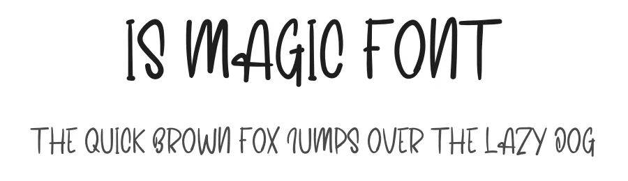Is Magic Font by levincreative — Script Handwritten Font