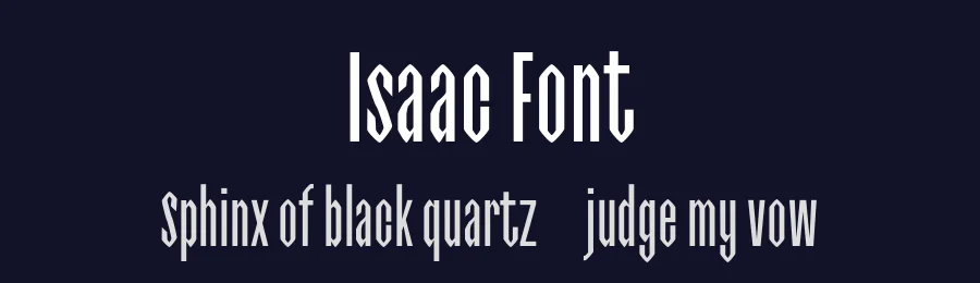 Isaac Font by Creativetacos — Display Font — thumbnail 2