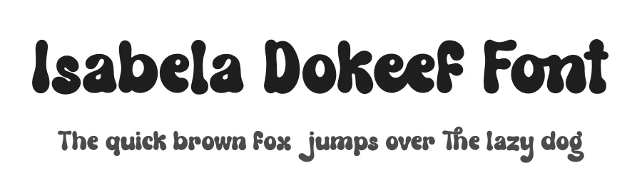 Isabela Dokeef Font by Denustudios — Display Font