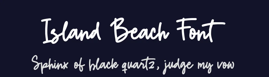 Island Beach Font by balpirick — Script Handwritten Font — thumbnail 2