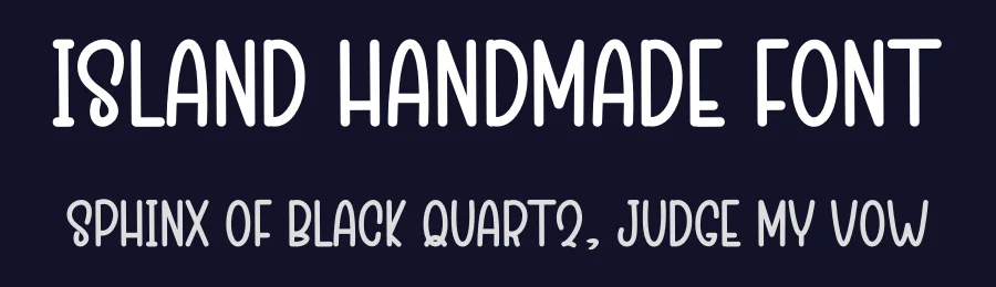 Island Handmade Font by freshtypeink — Display Font — thumbnail 2