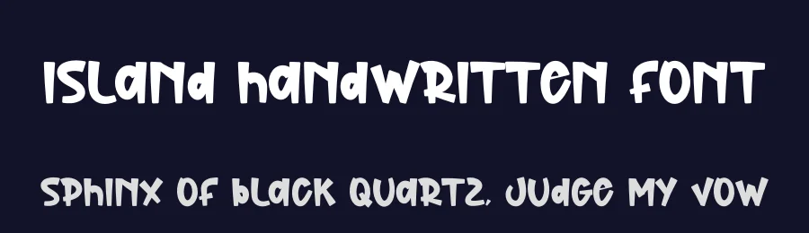 Island Handwritten Font by andikastudio — Display Font — thumbnail 2