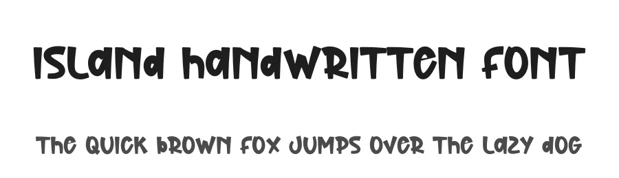 Island Handwritten Font by andikastudio — Display Font