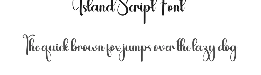 Island Script Font by andikastudio — Script Handwritten Font