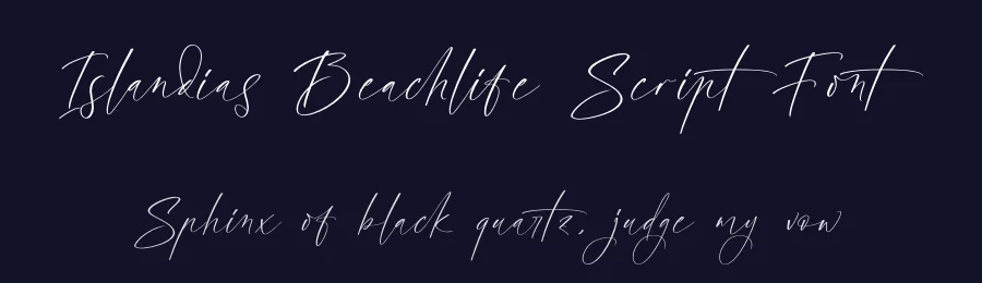 Islandias Beachlife Script Font by Operatype.Co — Script Handwritten Font — thumbnail 2
