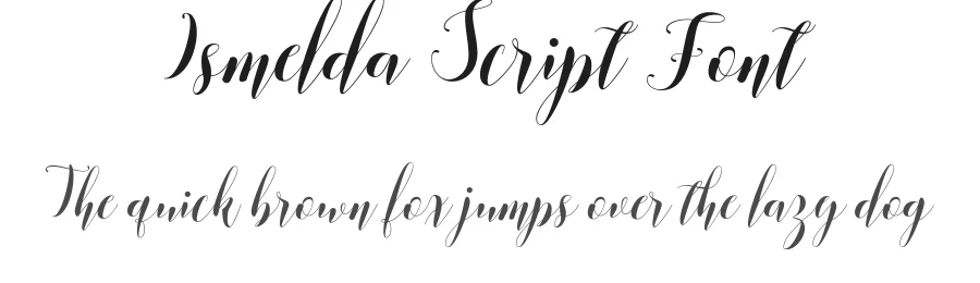 Ismelda Script Font by Areatype — Script Handwritten Font