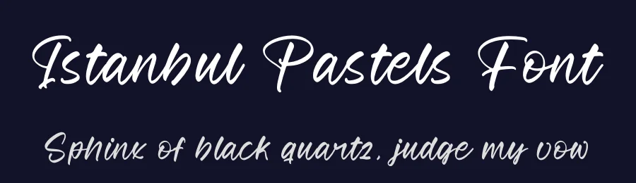 Istanbul Pastels Font by Operatype.Co — Script Handwritten Font — thumbnail 2
