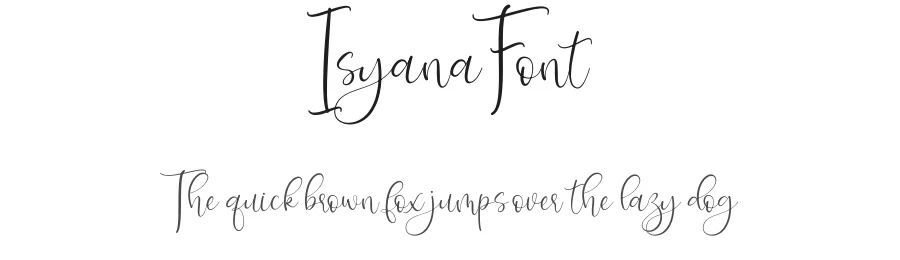 Isyana Font by azcreativestd β Script Handwritten Font